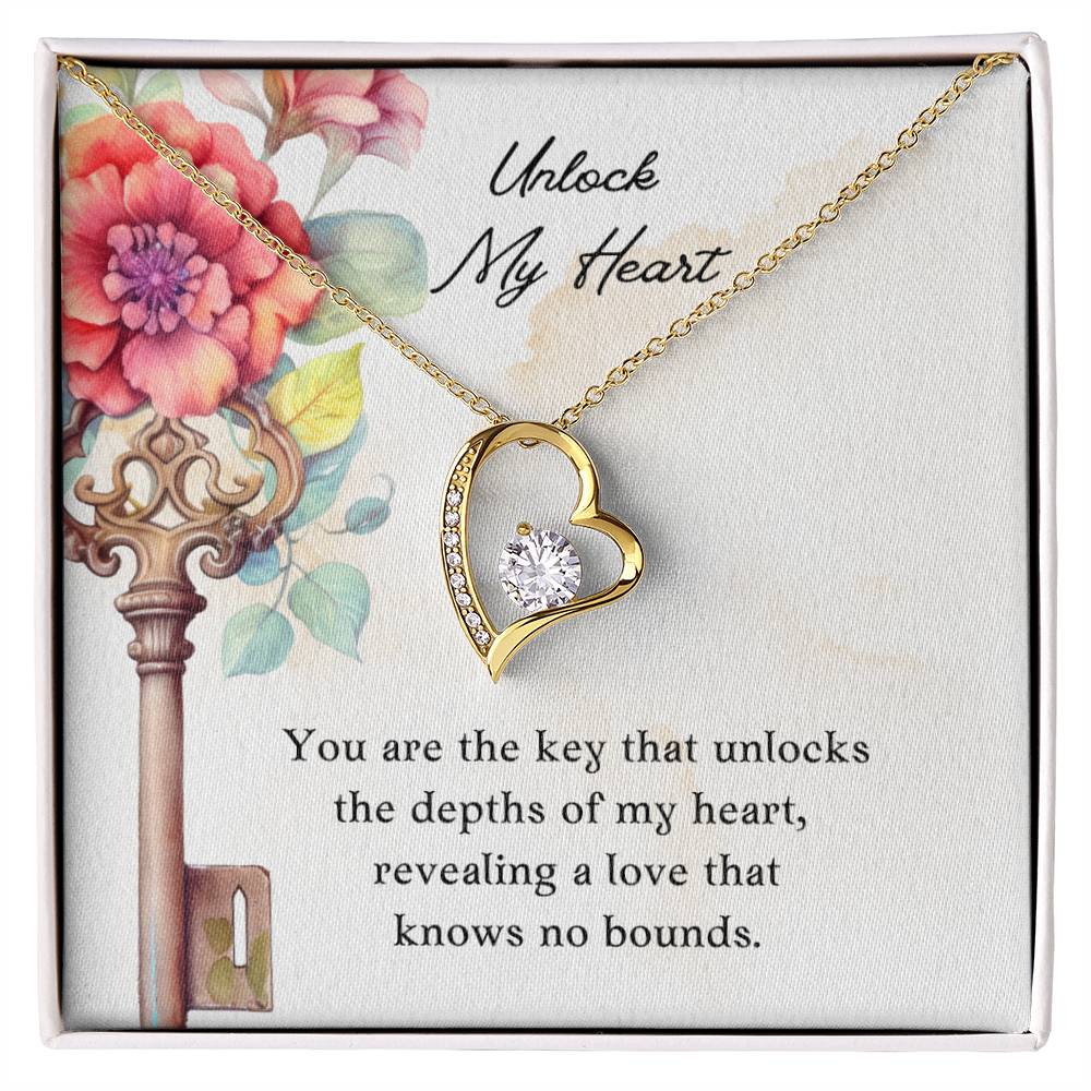 Unlock My Heart - Forever Love Necklace