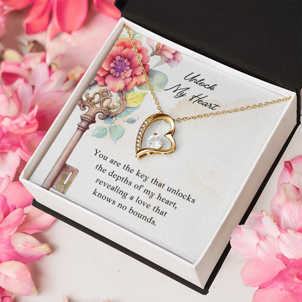 Unlock My Heart - Forever Love Necklace