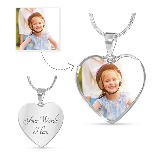 Personalized Heart Necklace