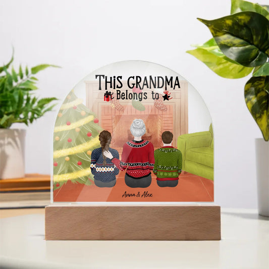 This Grandparent - Personalized Dome Plaque